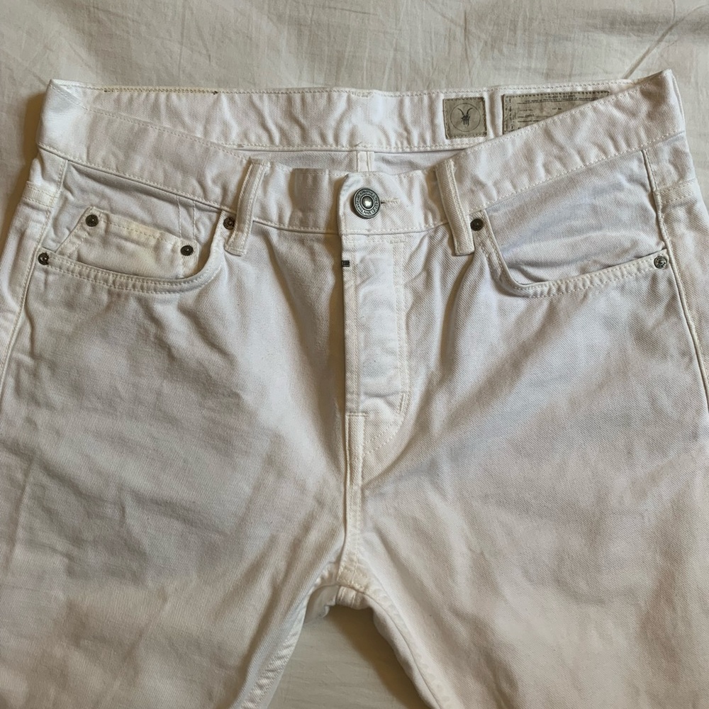 Allsaints white skinny fit Jeans